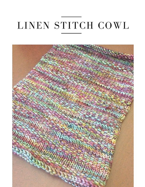 Linen Stripe Cowl