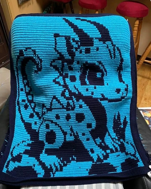 Tiny Terror Baby Blanket