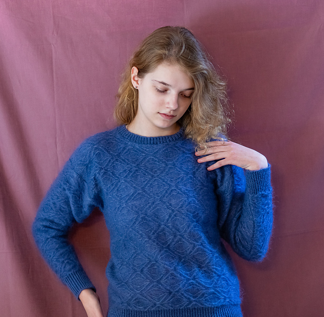 ELIN MOHAIR SAILOR プルオーバー ニット Ravelry: Ocean Surface Sweater pattern by Dario Tubiana