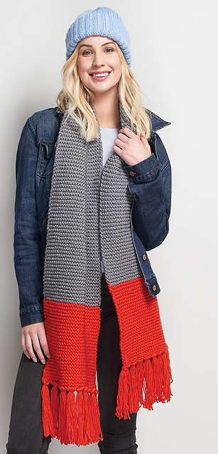 #9 Colour-Dip Scarf