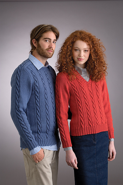 #2 Women's Cable Saddle Sweater