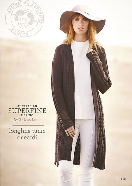 Longline cardi