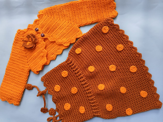 polka dots baby dress