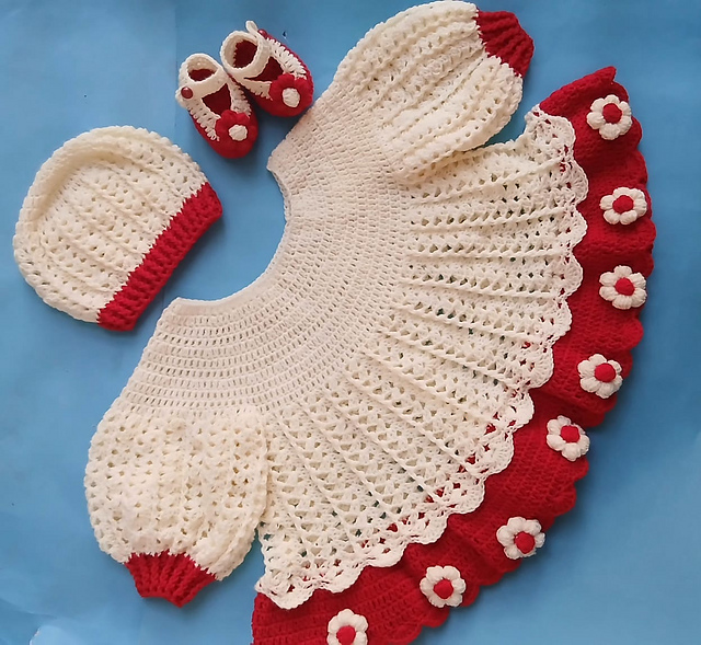 Daisy Flowers Baby Dress