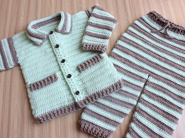 Baby Collar pockets Jacket