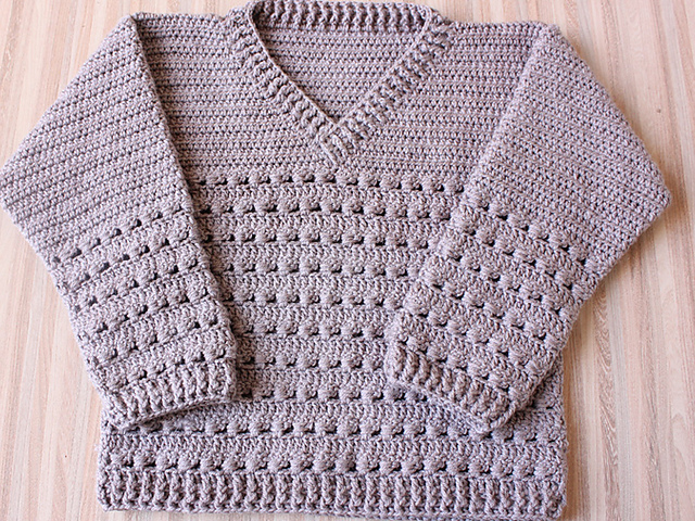 Crocheted Gents Sweaters
