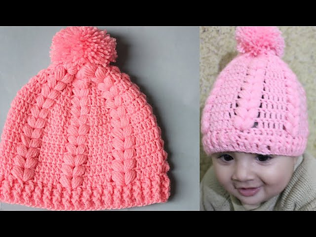 Handmade Baby Puff Hat