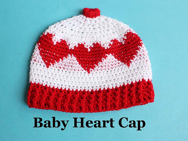 Christmas Tunisian Beanie Hat