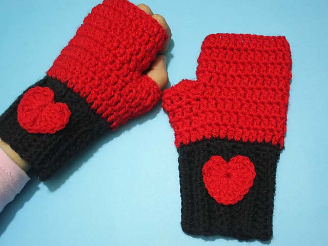 Valentines Gift Woolen Gloves