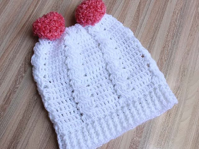 Gorgeous Cable Stitched Hat