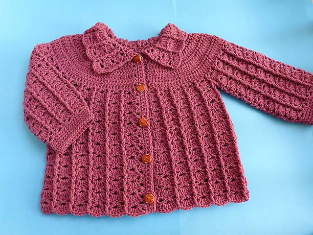 cardigan with collar