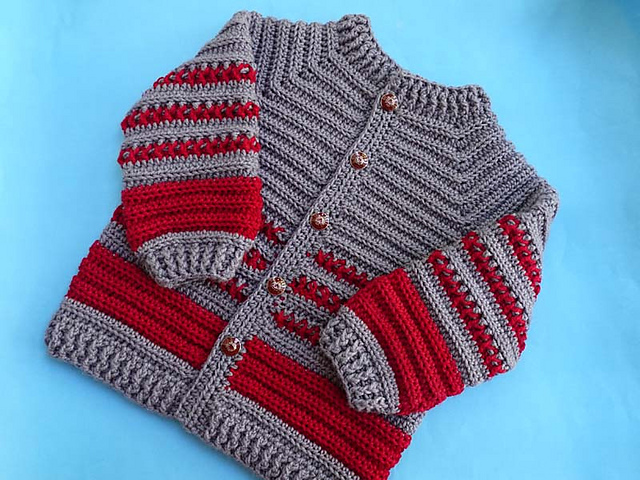 Textured Baby Cardigan Coat