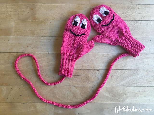 Barbapapa mittens