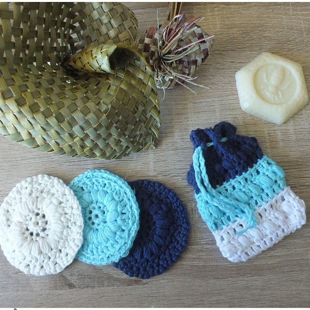 Cotton  Crochet Face Scrubbies