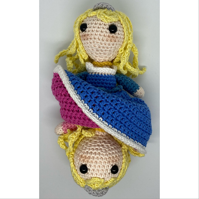 Sleeping beauty inside out doll