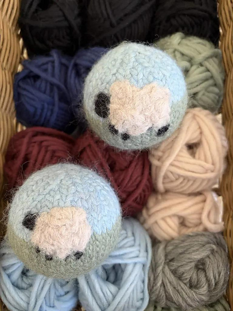 Knit and Felted: Wool Dryer Balls