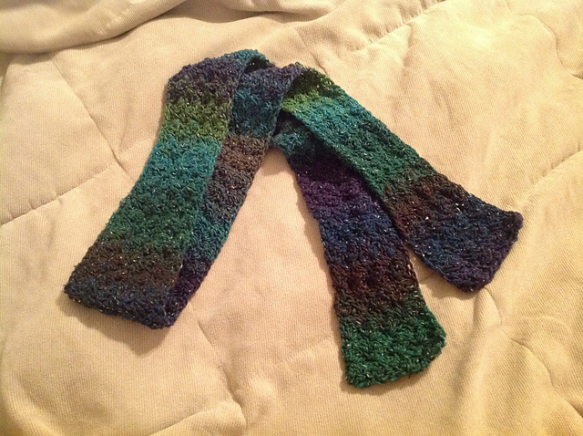 F394 Kudo Scarf B- Crochet