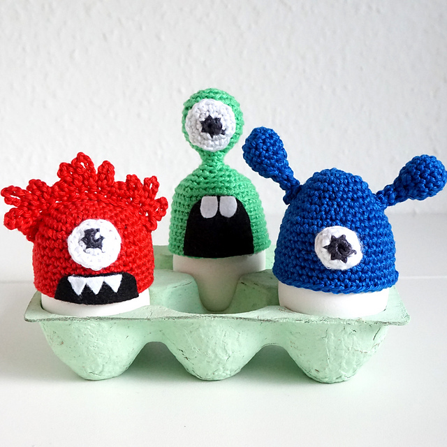 Monströse Eierwärmer | Monstrous Egg Cozies