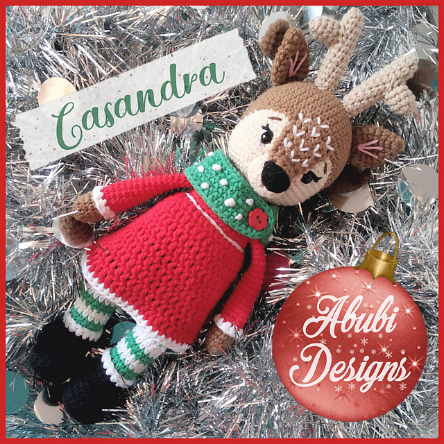 Casandra, la reno. Amigurumi