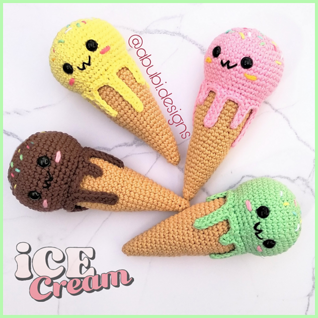 Helado Amigurumi