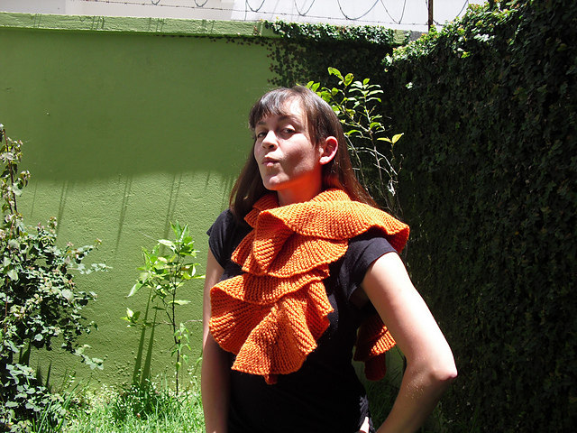 Bufanda Vueltas Cortadas (Short Rows Scarf)