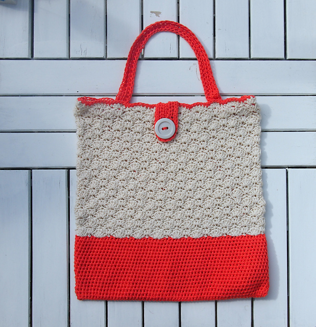 2 colors tote bag
