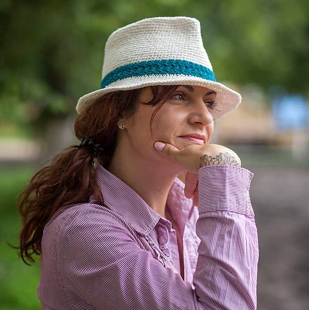 Fedora sun hat
