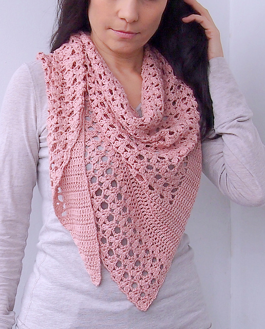 Flower Dew Shawl