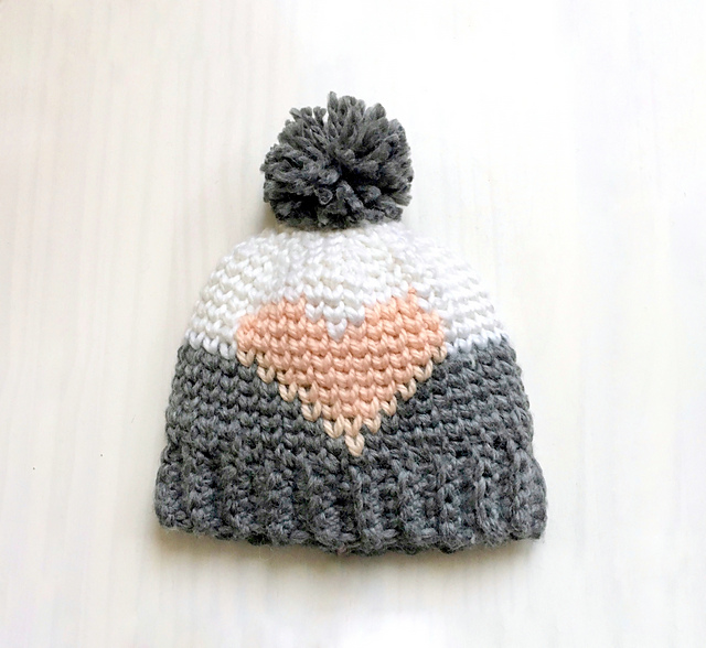 Heart block hat