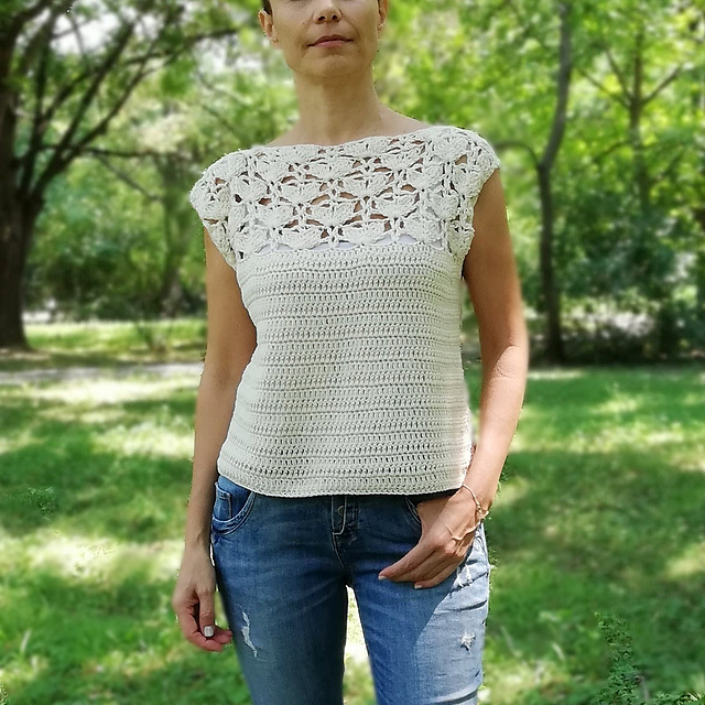 Summer garden sweater