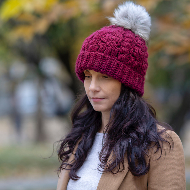 Cables & Bobbles beanie