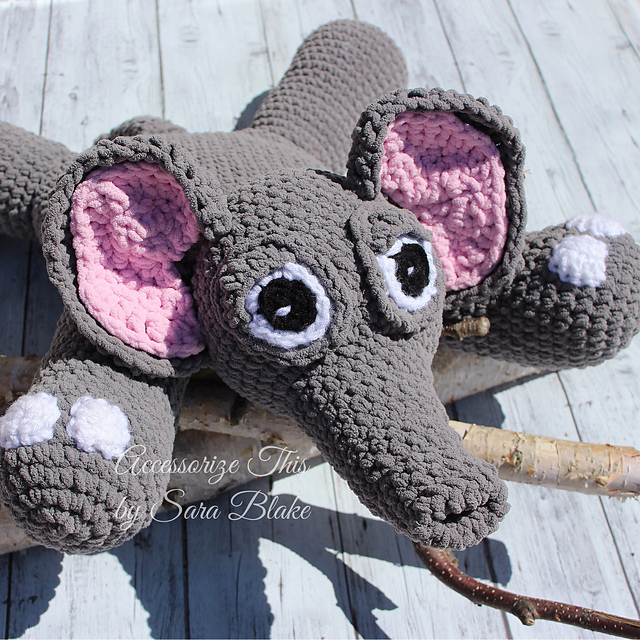 "Morton" the Elephant Pillow Buddy