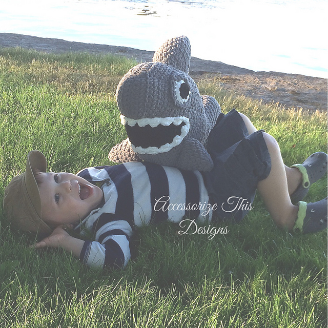 "Chomp" the Shark Pillow Buddy