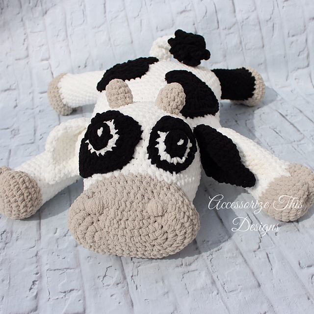 "Annabelle" the Cow Pillow Buddy