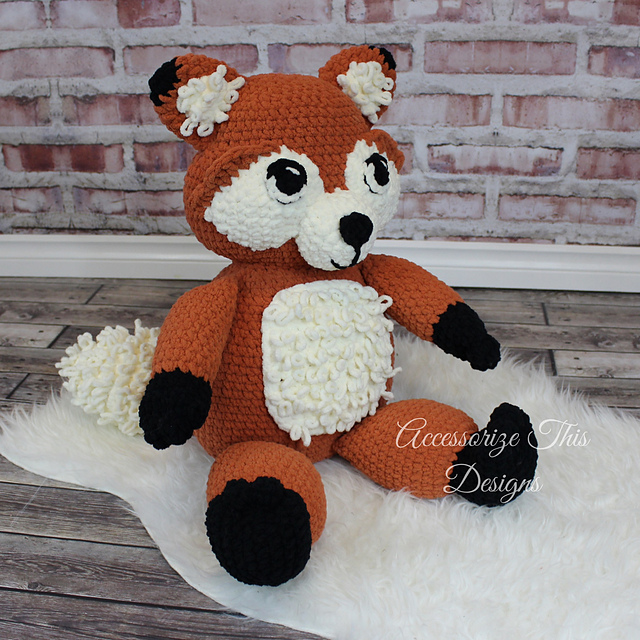 "Sly" the Fox Pillow Buddy
