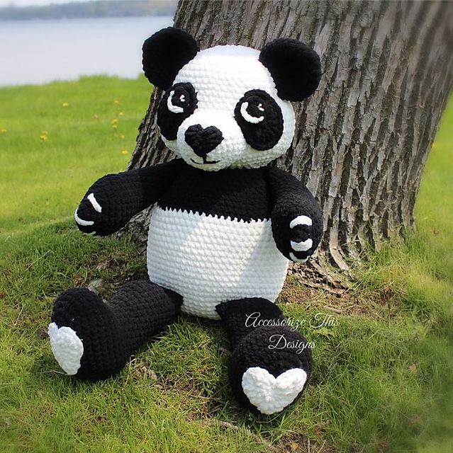"Paisley" the Panda Pillow Buddy
