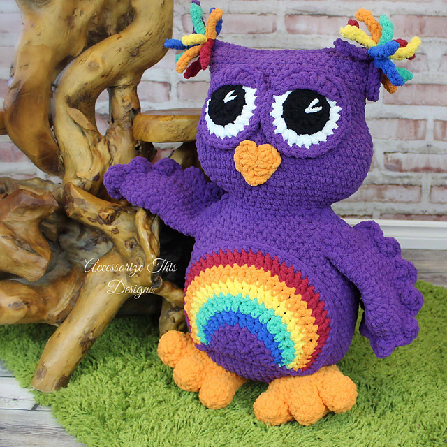 "Aspen" the Owl Pillow Buddy
