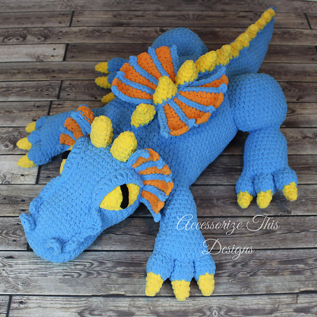 "Paco" the Dragon Pillow Buddy