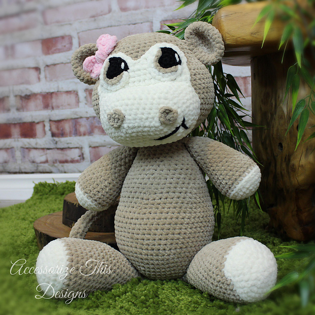 "Maggie" the Monkey Cuddle Buddy
