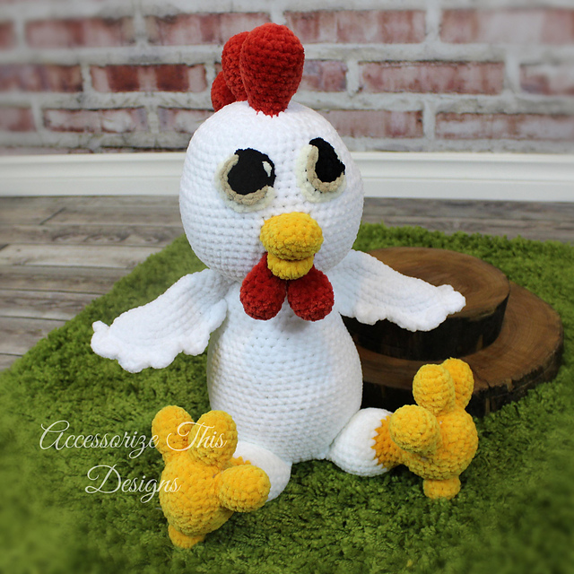 "James" the Rooster Cuddle Buddy