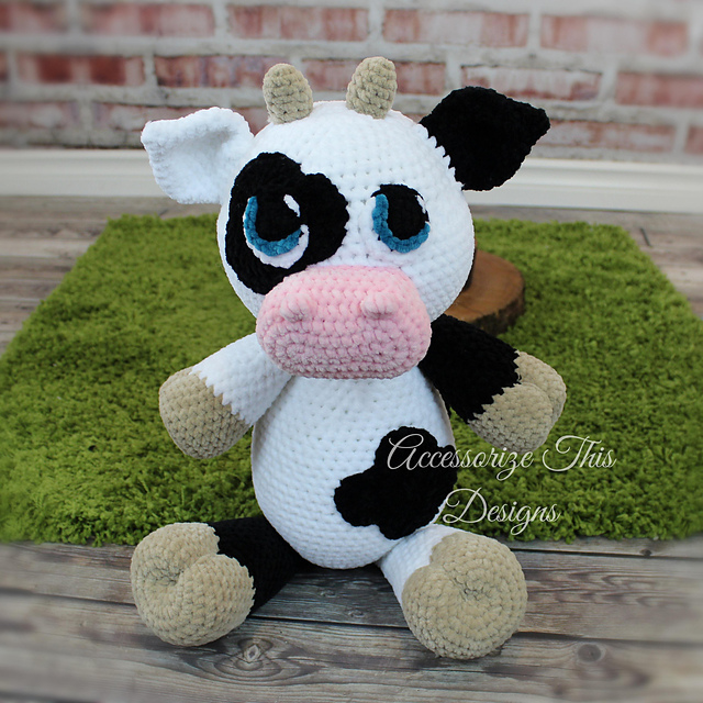 "Chloe" the Cow Cuddle Buddy