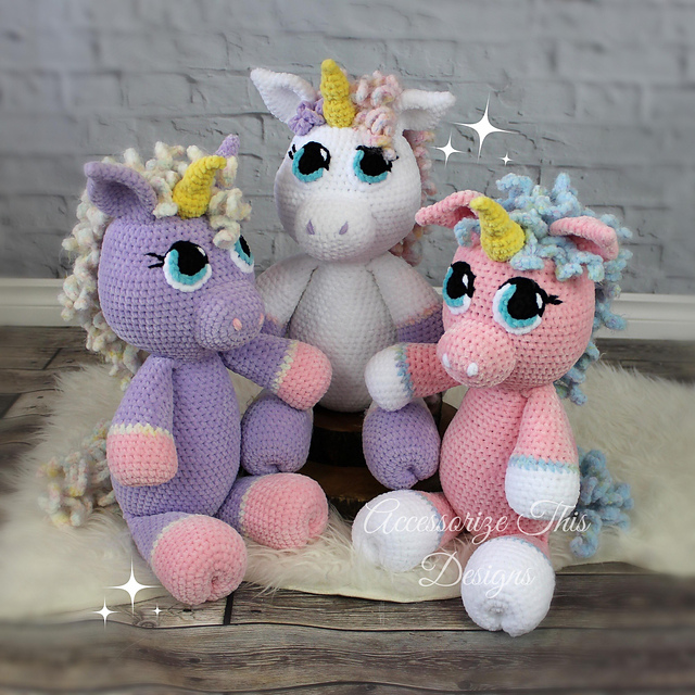 "Sparkle" the Unicorn Cuddle Buddy