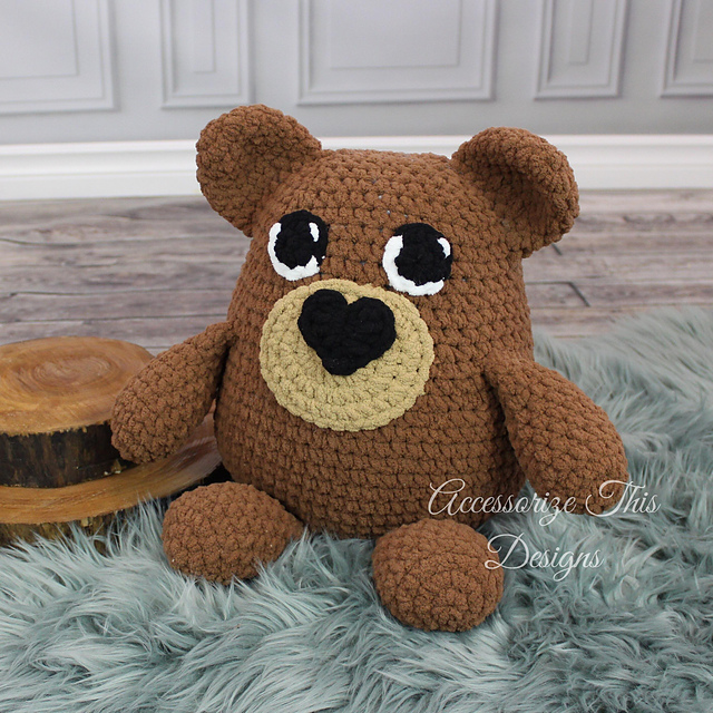 "Bernie" the Bear Critter Cuddler
