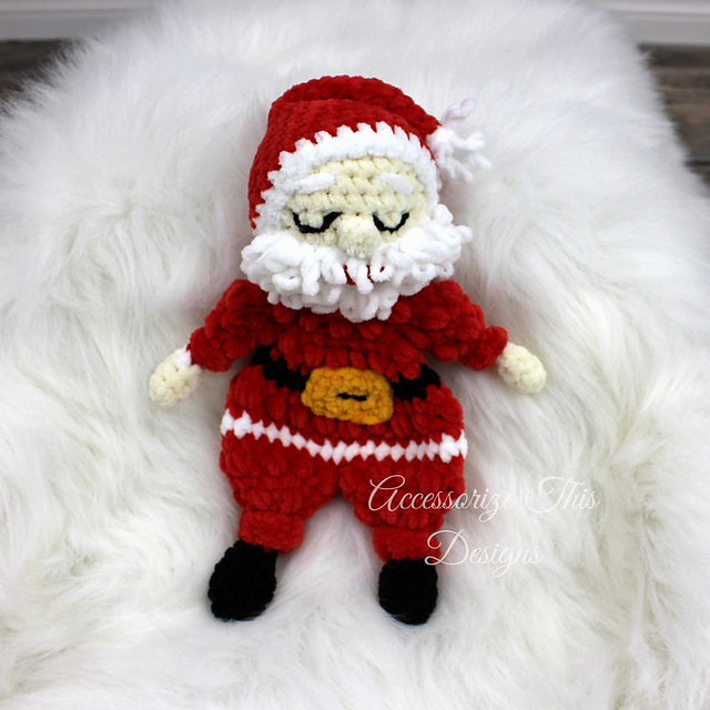 Santa Mini Ragdoll Lovey