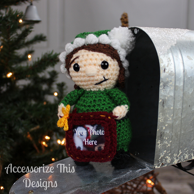 Elf Photo Frame Ornament