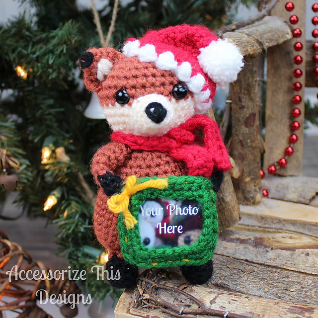 Fox Photo Frame Ornament