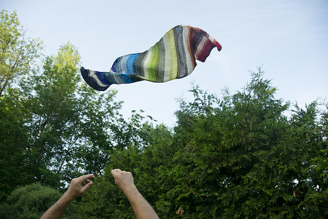 Lakeside Crawl Shawl
