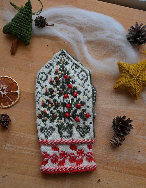 Tannenbaum mittens