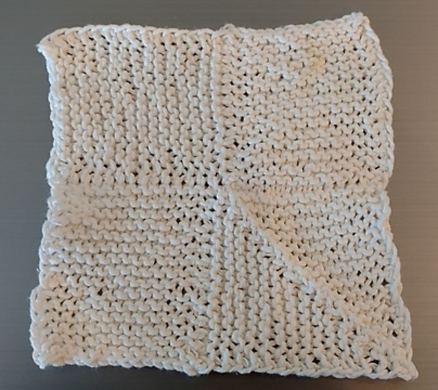 Four-Square Dishcloth