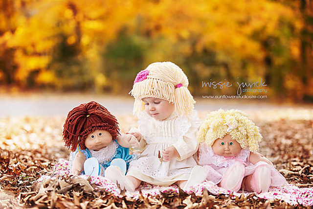 Cabbage Patch Kid Inspired Hat